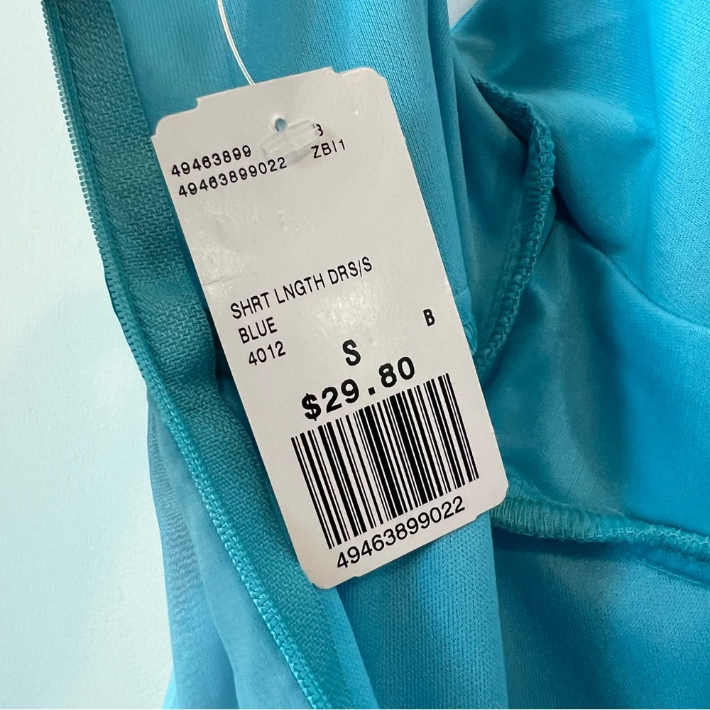 Forever 21 Shirt Length Mini Dress | NWT | Flaws | Blue Ombre Tulle | Fairycore - Picture 13 of 16